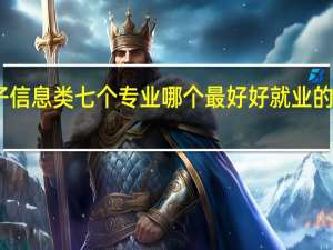 电子信息类七个专业哪个最好 好就业的专业盘点