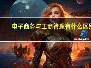 电子商务与工商管理有什么区别