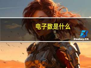 电子数是什么