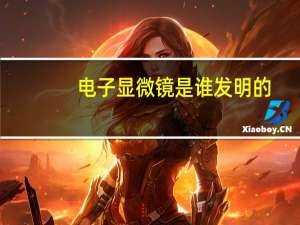 电子显微镜是谁发明的