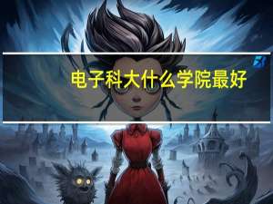 电子科大什么学院最好