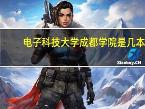 电子科技大学成都学院是几本