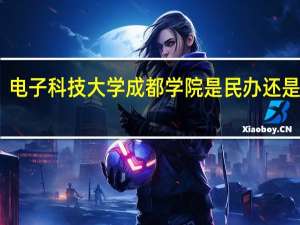 电子科技大学成都学院是民办还是公办