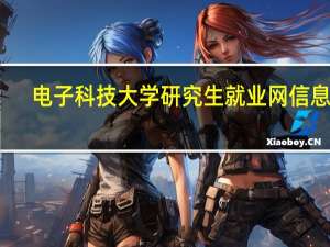 电子科技大学研究生就业网信息网（电子科技大学就业网）