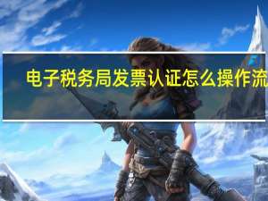电子税务局发票认证怎么操作流程
