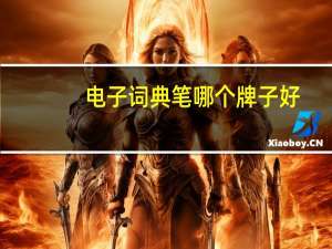电子词典笔哪个牌子好