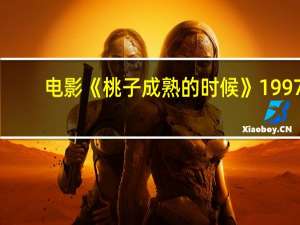 电影《桃子成熟的时候》1997