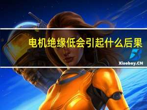 电机绝缘低会引起什么后果