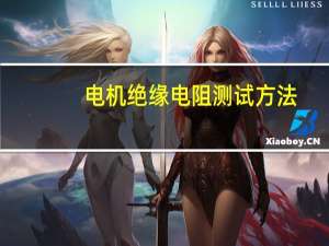 电机绝缘电阻测试方法