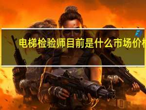 电梯检验师目前是什么市场价格？