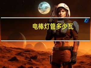 电棒灯管多少瓦