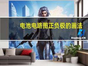 电池电路图正负极的画法