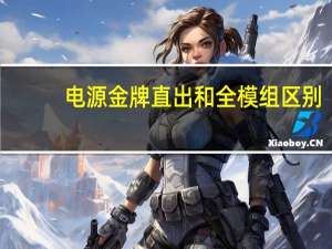 电源金牌直出和全模组区别