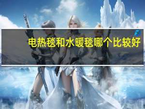 电热毯和水暖毯哪个比较好