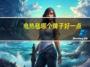 电热毯哪个牌子好一点（电热毯哪个牌子好）