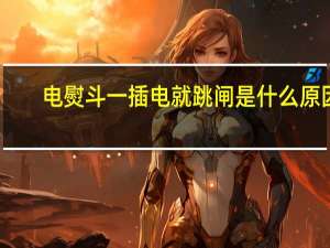 电熨斗一插电就跳闸是什么原因（电熨斗）