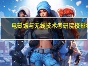 电磁场与无线技术考研院校排名
