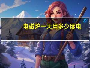 电磁炉一天用多少度电