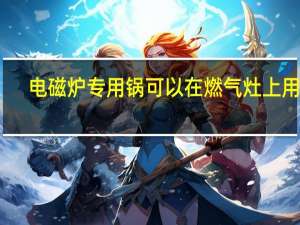 电磁炉专用锅可以在燃气灶上用吗（电磁炉专用锅）