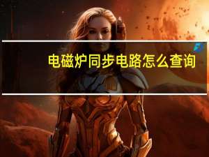 电磁炉同步电路怎么查询
