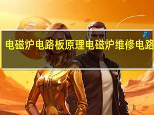 电磁炉电路板原理 电磁炉维修电路板图