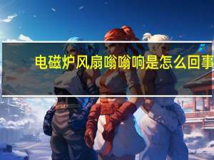 电磁炉风扇嗡嗡响是怎么回事