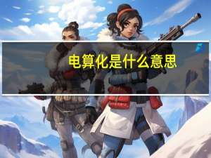 电算化是什么意思
