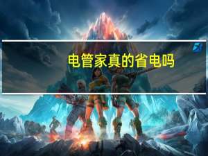 电管家真的省电吗