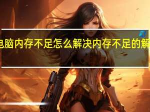 电脑内存不足怎么解决内存不足的解决方法（电脑内存不足怎么解决）
