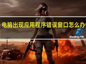 电脑出现应用程序错误窗口怎么办win7（电脑出现应用程序错误）