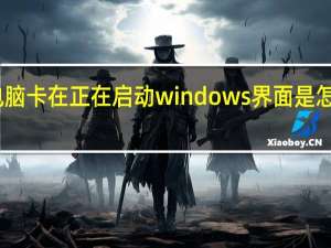 电脑卡在正在启动windows界面是怎么回事（电脑卡在正在启动windows界面）