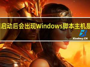 电脑启动后会出现Windows脚本主机是什么意思？