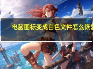 电脑图标变成白色文件怎么恢复（电脑图标）