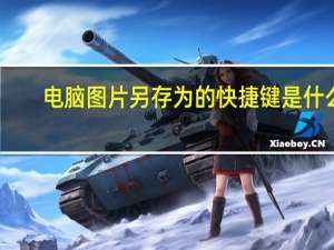 电脑图片另存为的快捷键是什么（另存为的快捷键是什么）