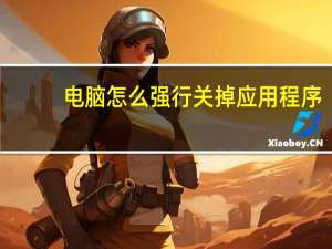 电脑怎么强行关掉应用程序