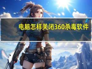 电脑怎样关闭360杀毒软件（怎样关闭360杀毒软件）