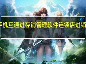 电脑手机互通进存销管理软件 连锁店进销存管理软件