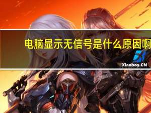 电脑显示无信号是什么原因啊（电脑显示无信号是什么原因）