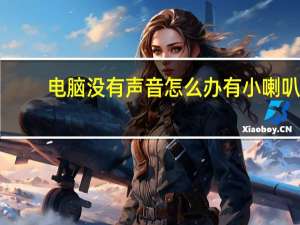 电脑没有声音怎么办有小喇叭（电脑没有声音怎么办有小喇叭）