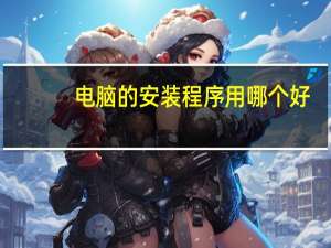 电脑的安装程序用哪个好