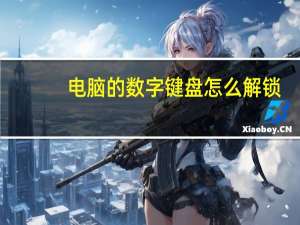 电脑的数字键盘怎么解锁（电脑键盘数字键怎么解锁）