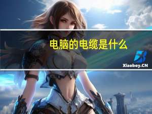 电脑的电缆是什么