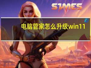 电脑管家怎么升级win11（电脑管家怎么升级win10）