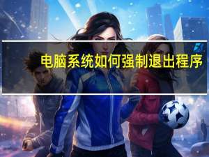 电脑系统如何强制退出程序