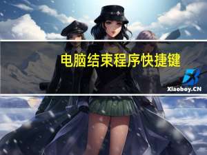 电脑结束程序快捷键