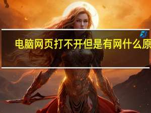 电脑网页打不开但是有网什么原因