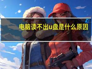 电脑读不出u盘是什么原因（电脑读不出u盘）