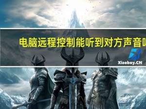 电脑远程控制能听到对方声音吗