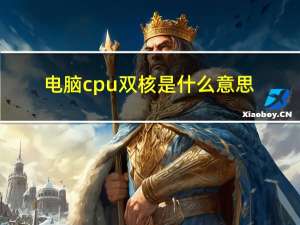 电脑cpu双核是什么意思（双核是什么意思）