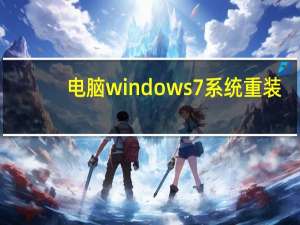 电脑windows7系统重装（windows7系统好用吗）